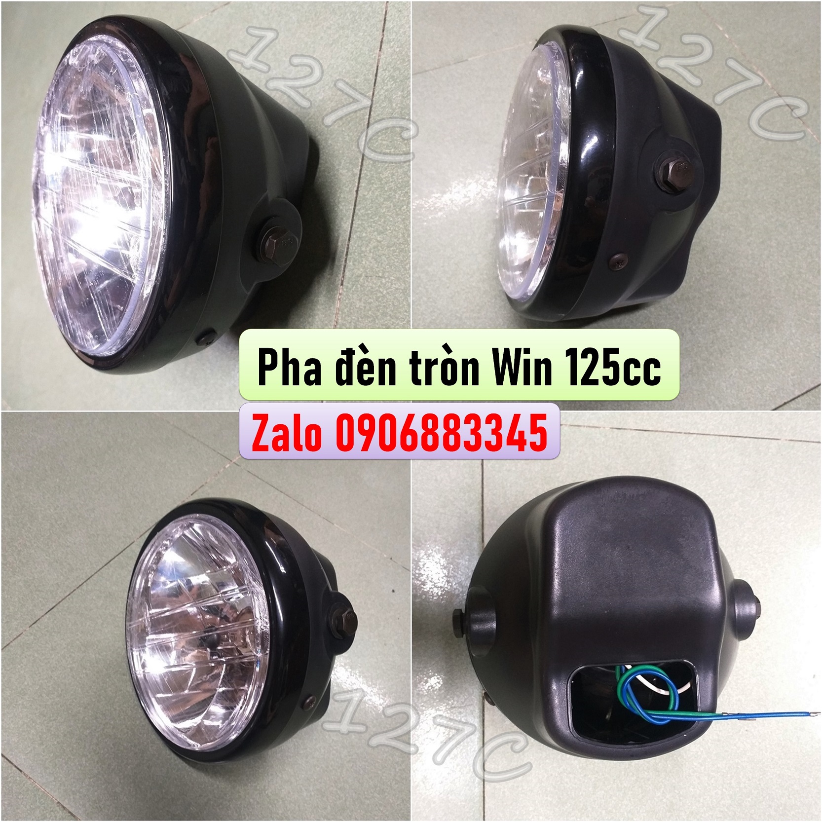 Pha đèn tròn win 125cc