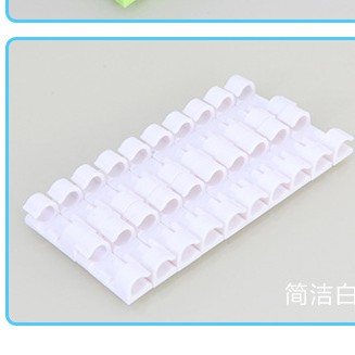 Set 20 kẹp cố định dây điện, dây cáp, dây wifi trong nhà