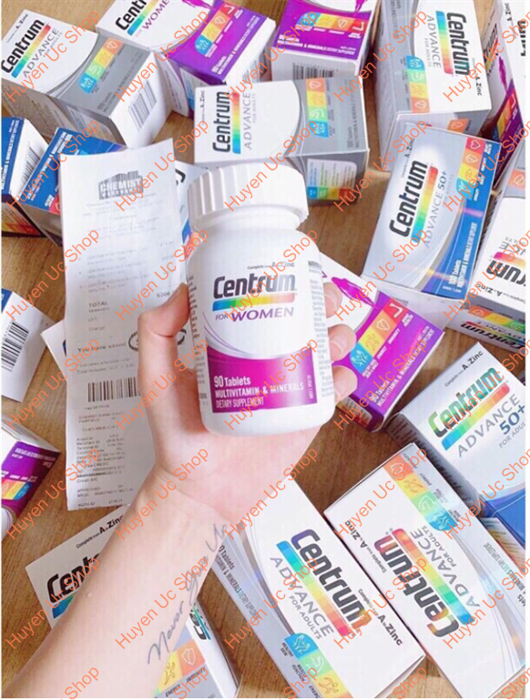 Centrum Úc viên uống Vitamin tổng hợp cho người lớn (nam, nữ dưới 50) Centrum multivitamin Centrum Adults Úc, Chính hãng