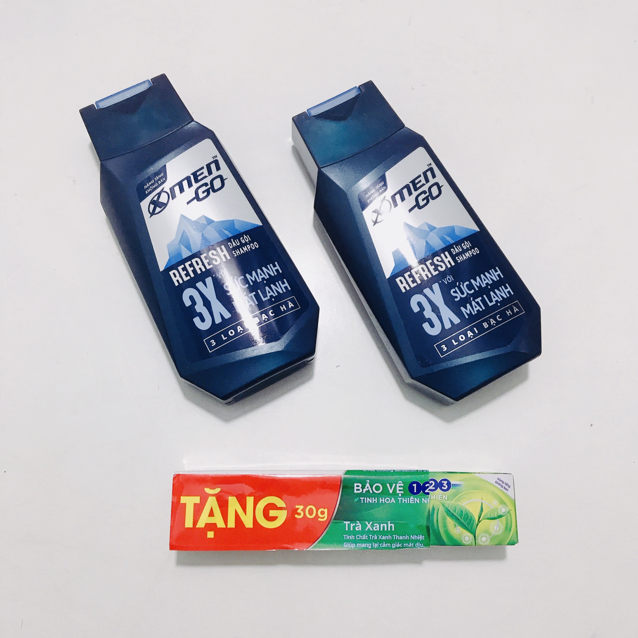 MUA 2 CHAI DẦU GỘI XMEN GO REFRESH 150g/chai - Tặng 1 cây tuýp kem đánh răng ps 30g