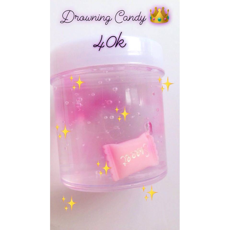 Slime bé kẹo chết đuối siêu trong siêu dẻo 🍬