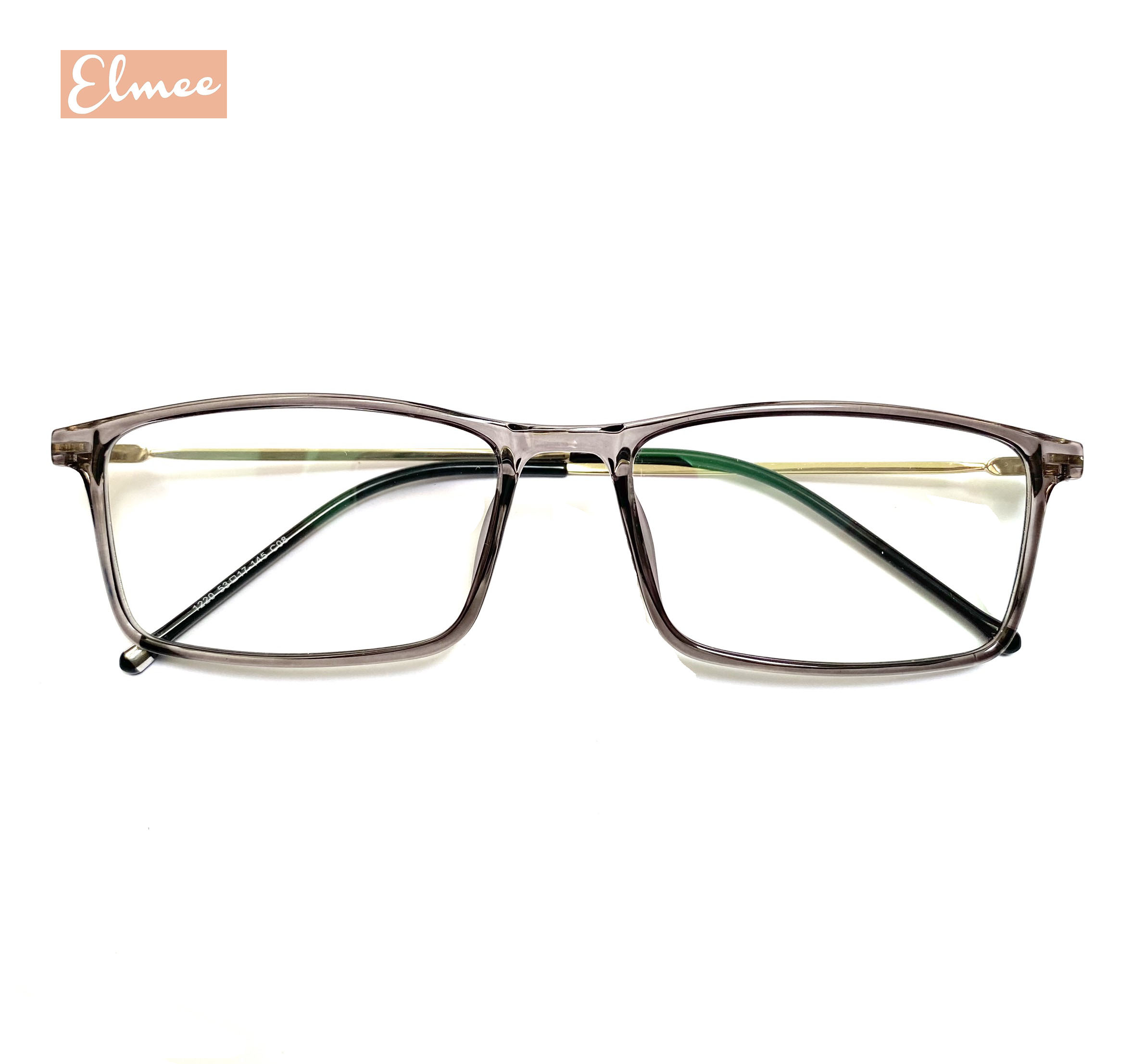 Gọng kính cận chữ nhật Elmee E29 - kính càng kim loại mảnh nhẹ