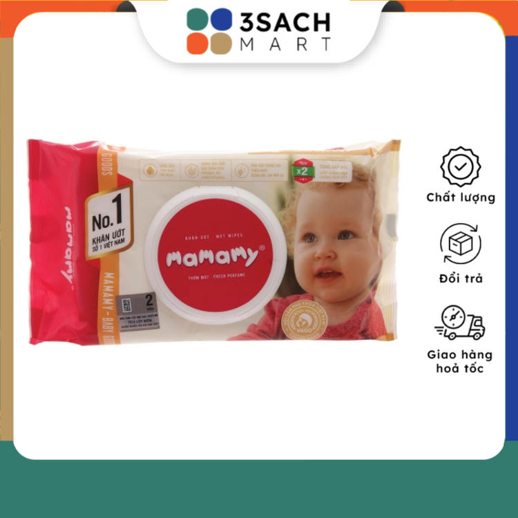 Khăn Ướt Mamamy Mùi (30 Tờ)