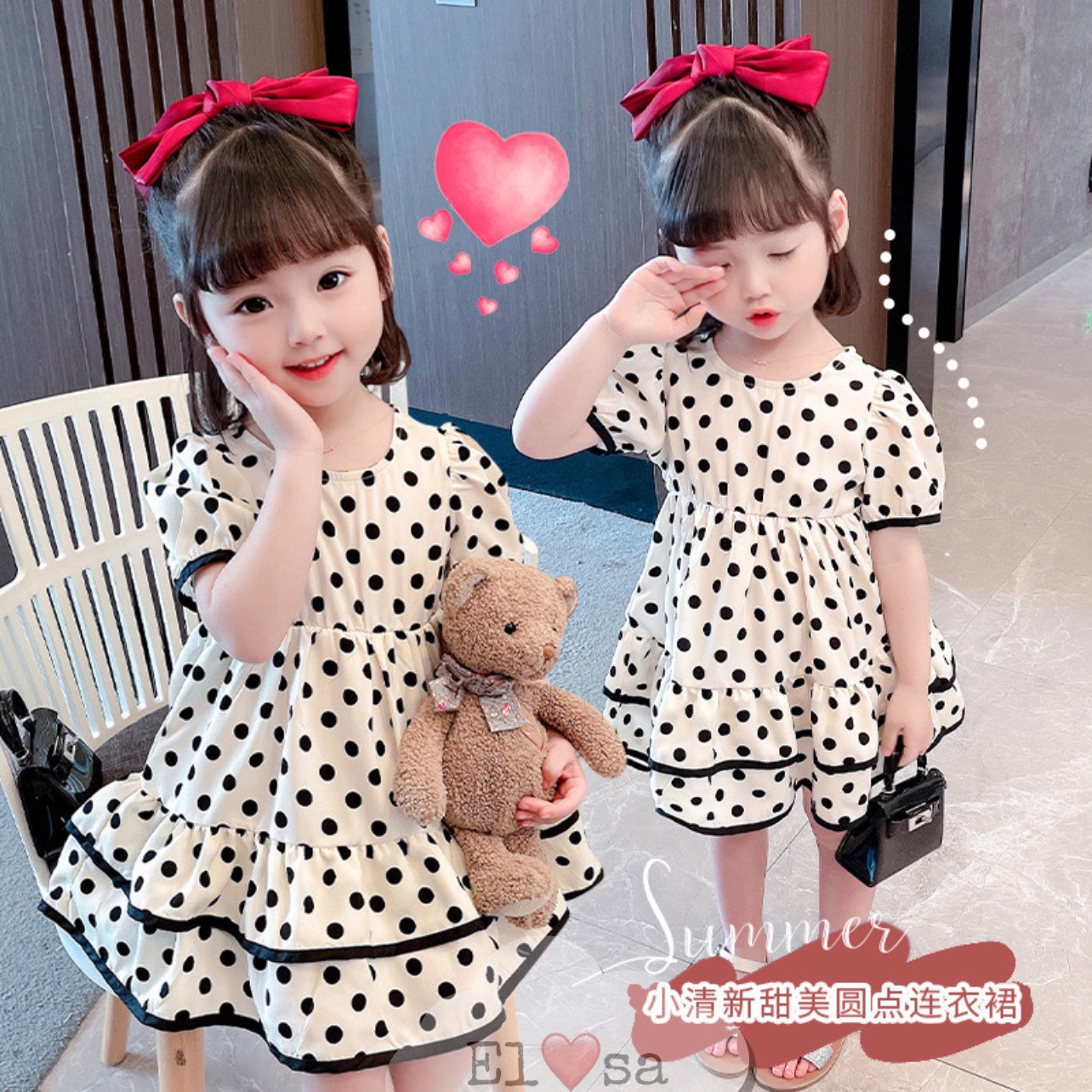Váy bé gái 🎈 🎈 🎈 váy chấm bi bánh bèo 🎈 🎈 🎈