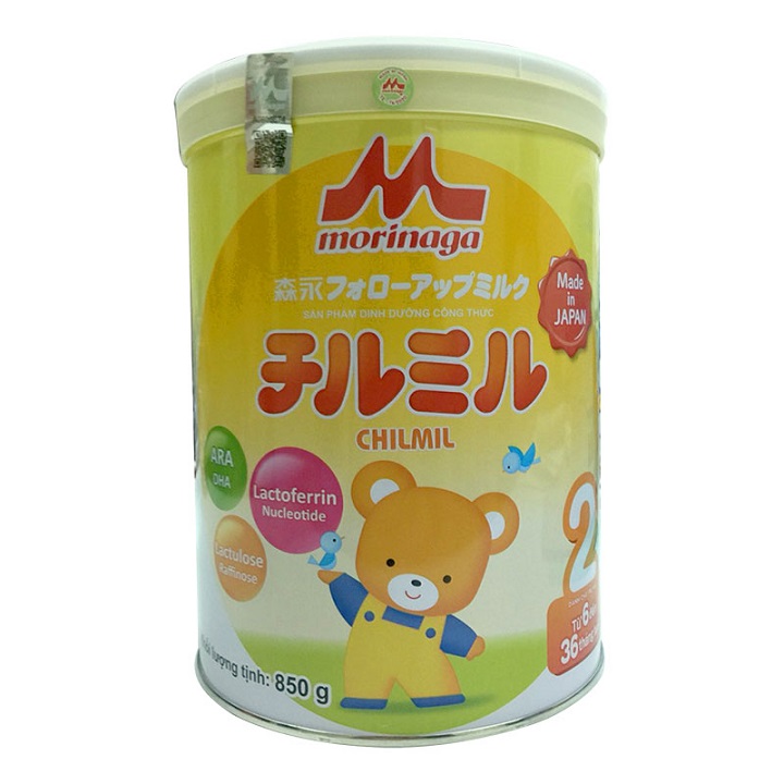 Sữa Morinaga số 2 850g hàng không đai
