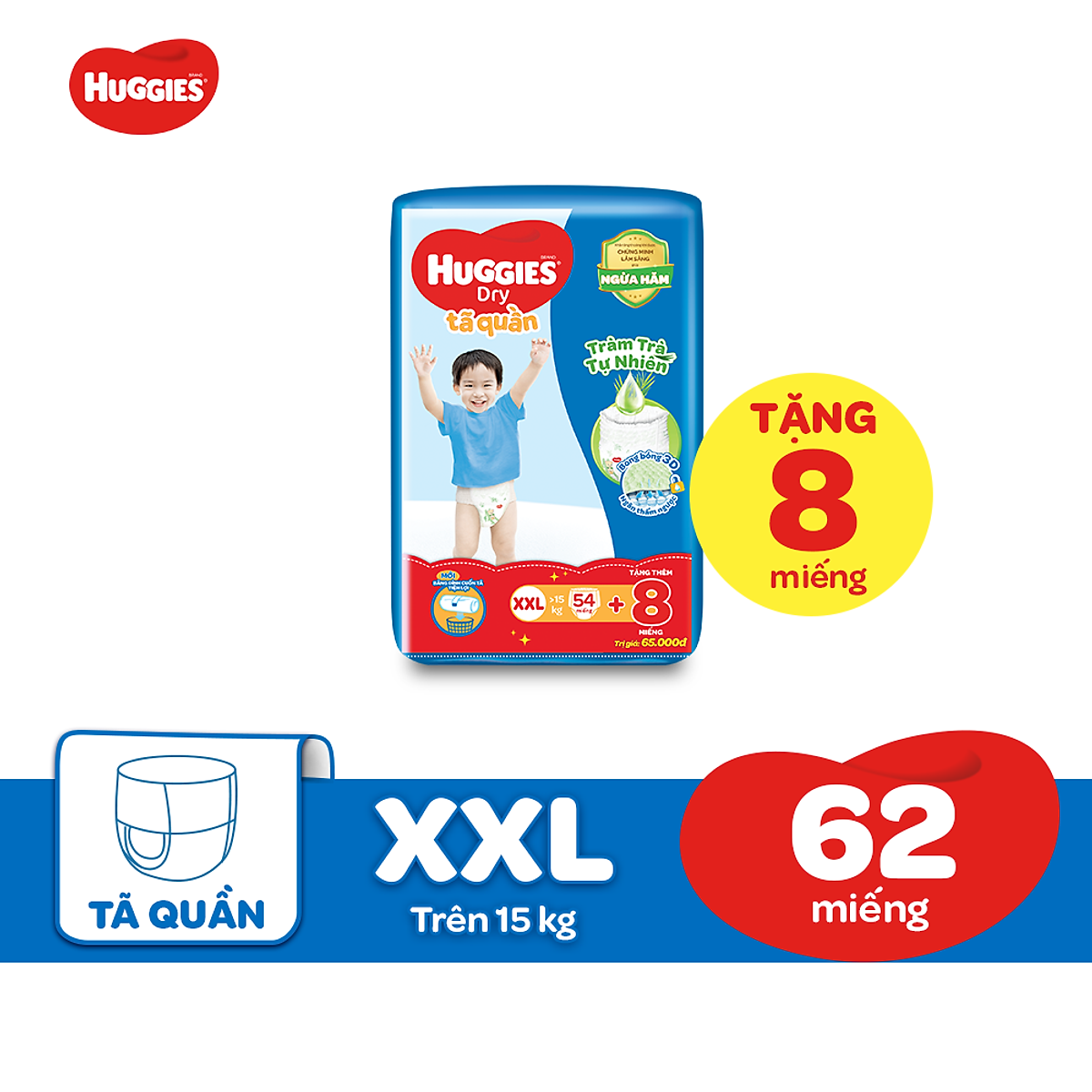 Bỉm Huggies Jumbo Quần Size ..