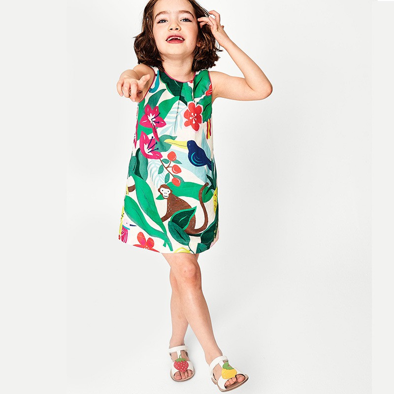 Váy trẻ em hoa lá đáng yêu cho bé gái  P08 Sophia
