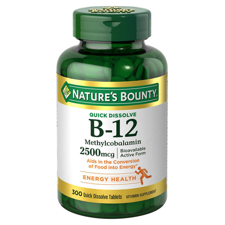 Viên uống bổ sung Vitamin B12 Nature Bounty 300 viên