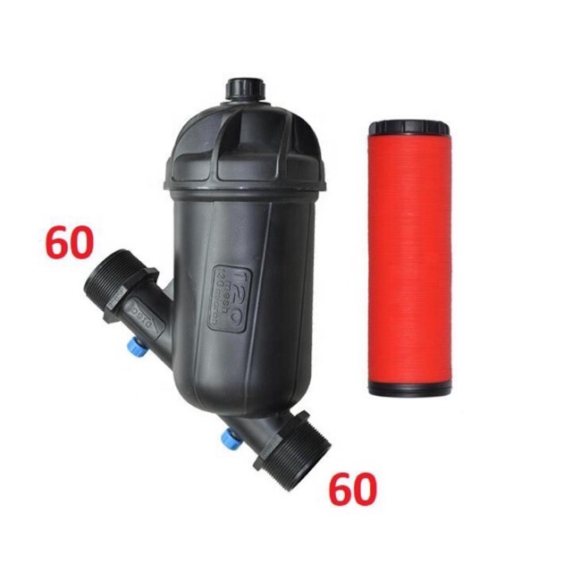 Lọc đĩa Y 60mm bầu to cho hệ thống tưới nhỏ giọt