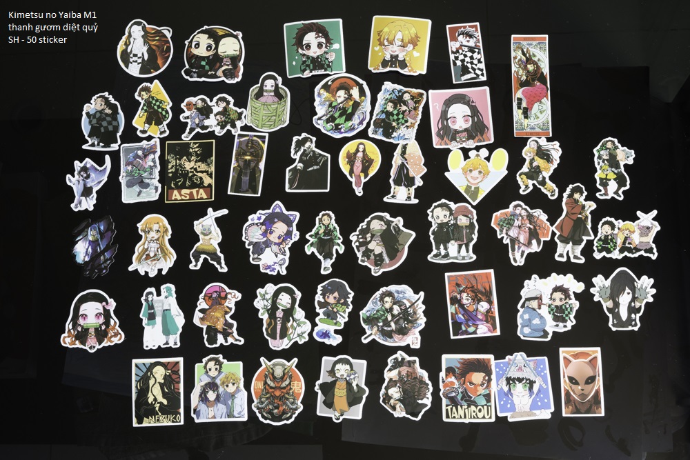 [HCM]Sticker chủ đề thanh gươm diệt quỷ Kitetsu No Yaiba hình dán chống nước mẫu mới 2020 lâu phai trang trí vali laptop điện thoại xe đạp xe máy skateboard đàn guitar ukulele...