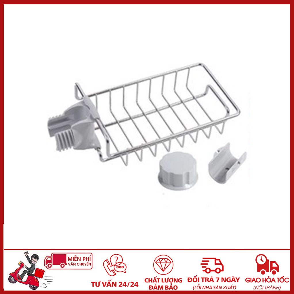 ⛔giadunghoalong⛔ giá inox cài vòi rửa bát