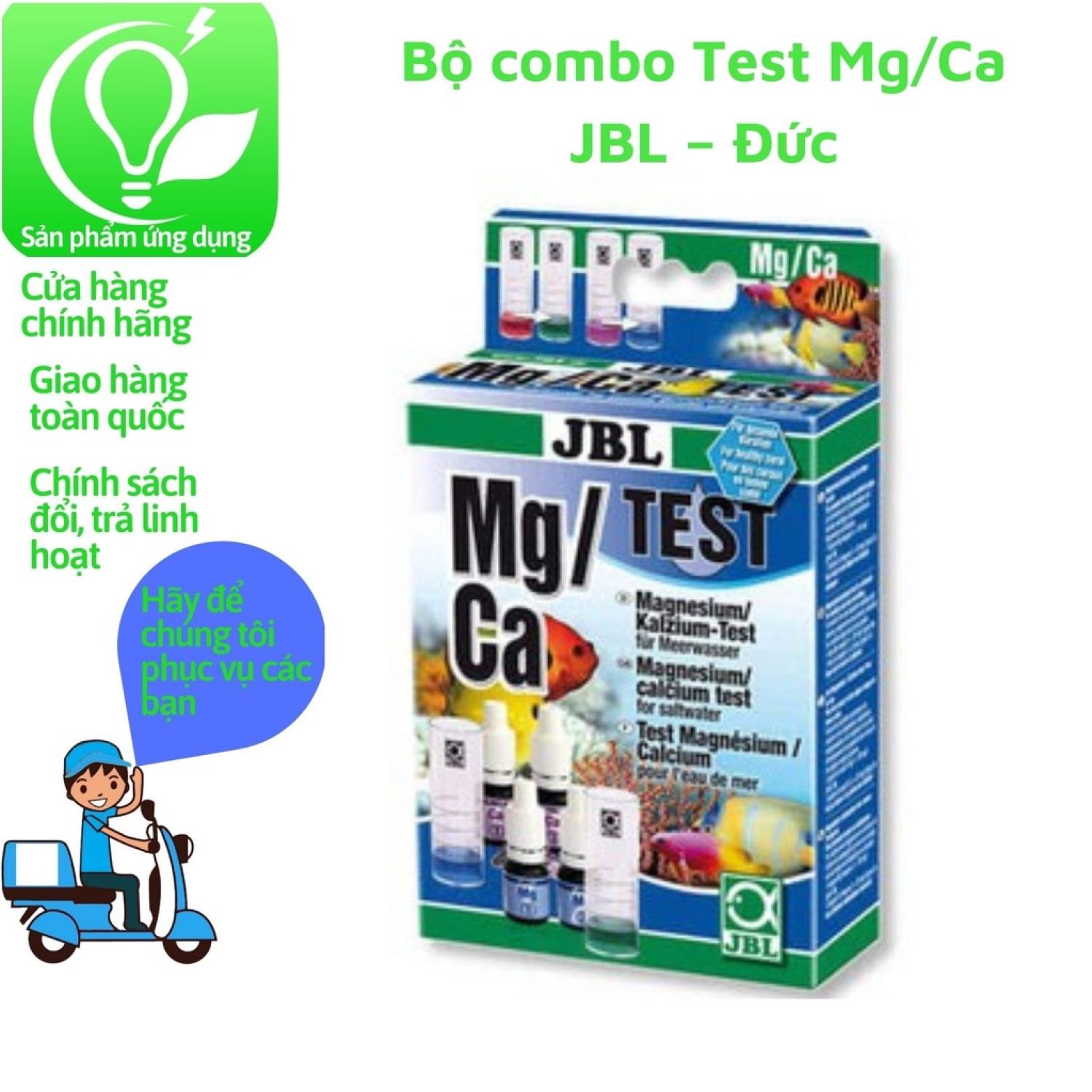 Bộ combo Test Mg/Ca JBL – Đức - thuốᴄ thử Kiểm tra hàm lượng Magie và Canxi trong môi trường nước