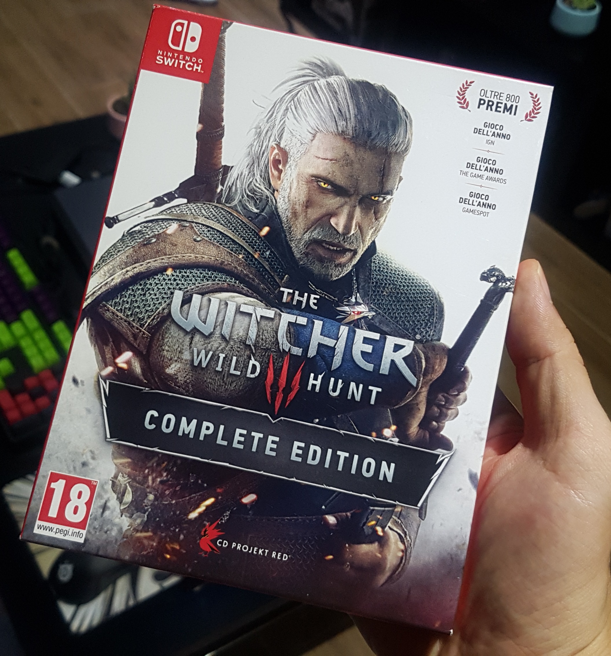 Thẻ game The Witcher 3 Nintendo Switch Like new