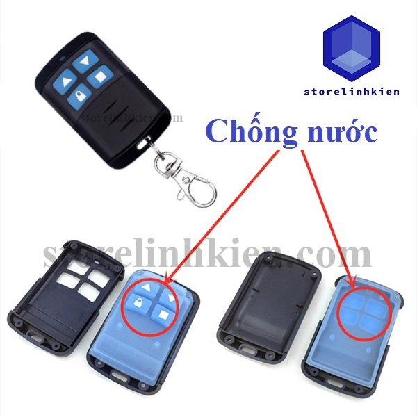 Remote cửa cuốn st-406x 315mhz & 433mhz