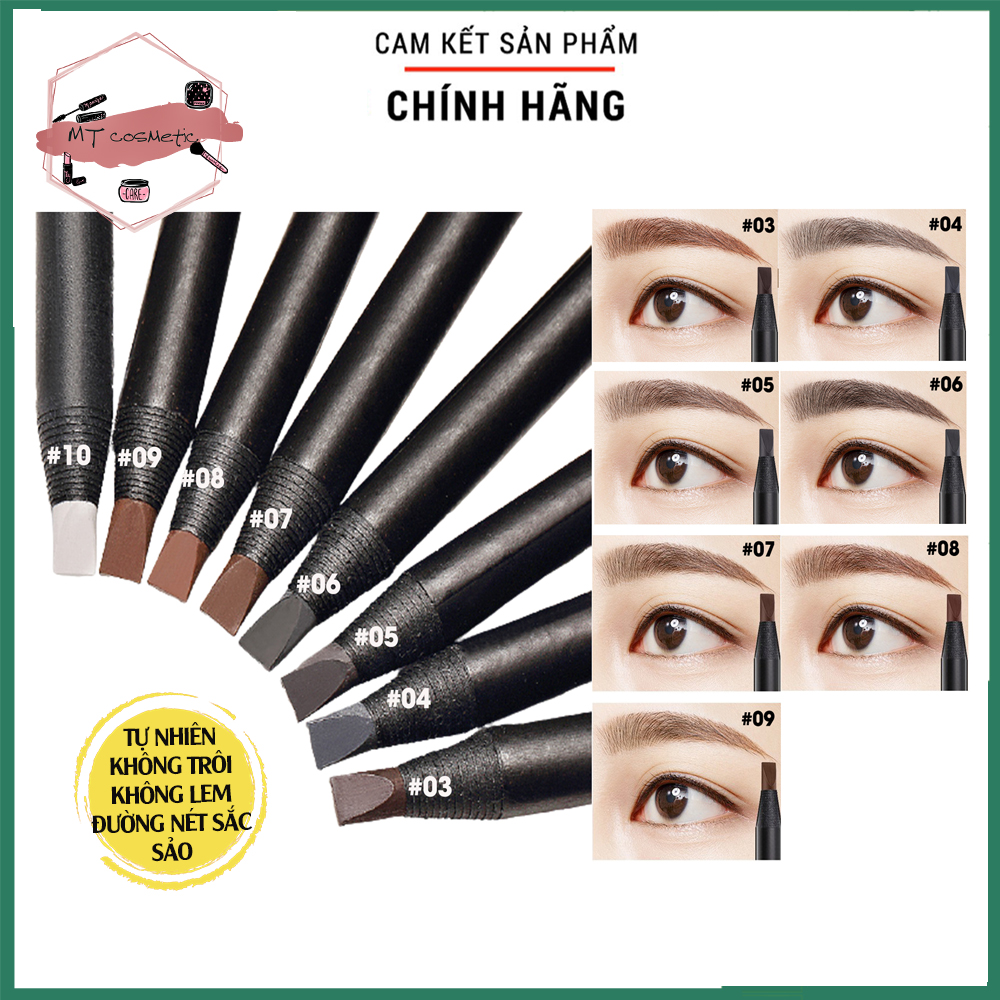 [HÀNG LOẠI 1] Chì Kẻ Mày Xé Phẩy Sợi không trôi Haozhuang Make Up Milano Eyebrow Pencil Precicion