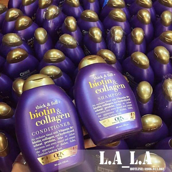 Biotin gội + xả rụng tóc 385ml hàng Mỹ