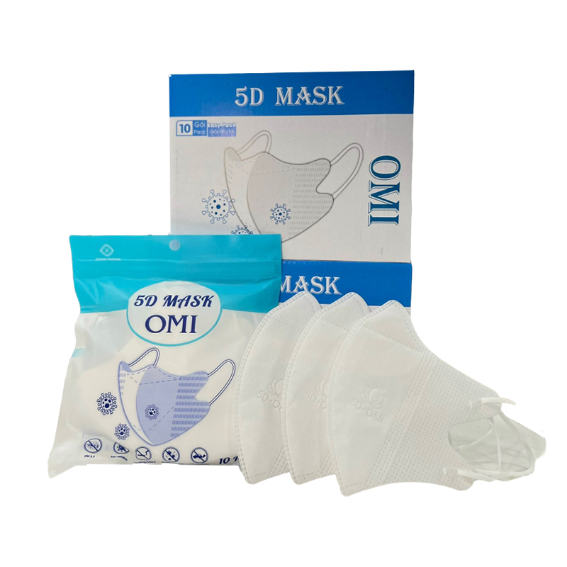 Khẩu Trang KF94 OMI Mask/5D Mask Omi Kháng Khuẩn Cao Cấp (10 Cái/túi)