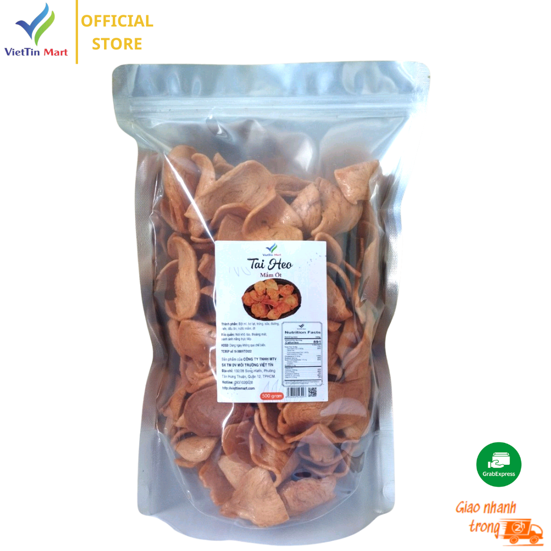 500GR_ bánh tai heo sốt mắm ớt - Viettin Mart