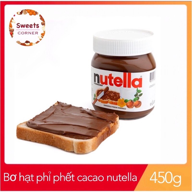 Bơ hạt phỉ phết cacao nutella 450g