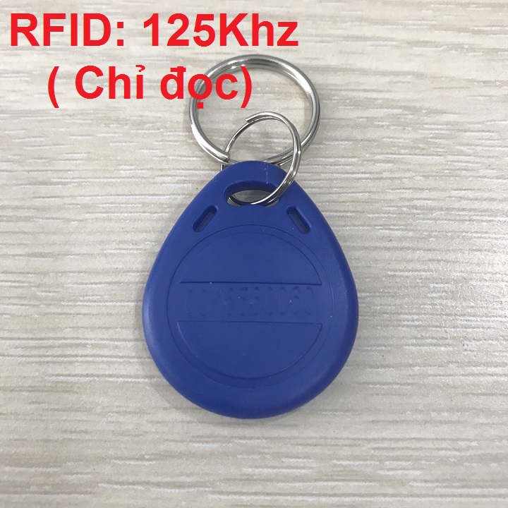 Thẻ từ rfid dạng móc khóa tần số 125khz