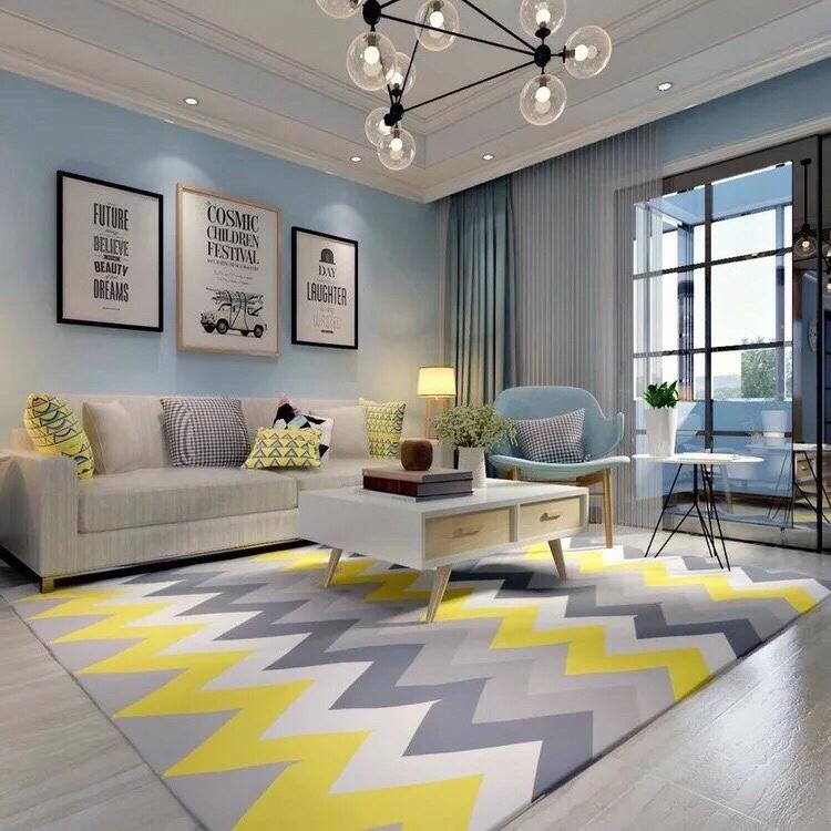 Thảm trải trang trí - Thảm phòng khách và thảm sofa Phong Cách hiện đại Châu âu-qmart