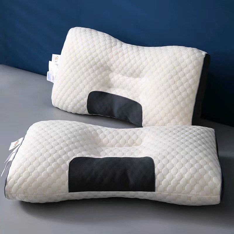 Gối Ngủ - Chống đau mỏi cổ vai gáy-Thiết kế nằm ngửa và nằm nghiêng , Hạn chế ngáy, Ngủ ngon hơn