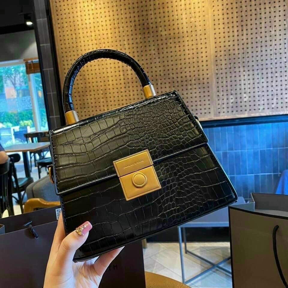 Túi nữ xách tay CNK khoá vuông HL 345