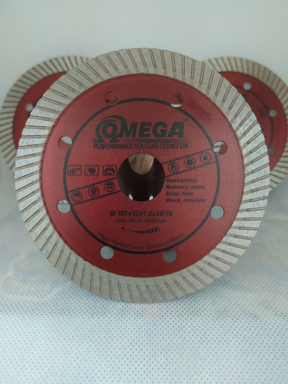 Combo 10c Lưỡi Cắt Đá,lưỡi cắt gạch, Lưỡi cắt bê tông Đa Năng Omega 107