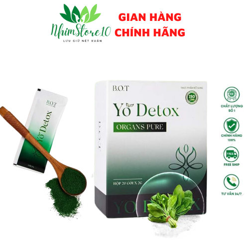Yo detox b.o.t thanh lọc cơ thể - yodetox hỗ trợ giảm cân