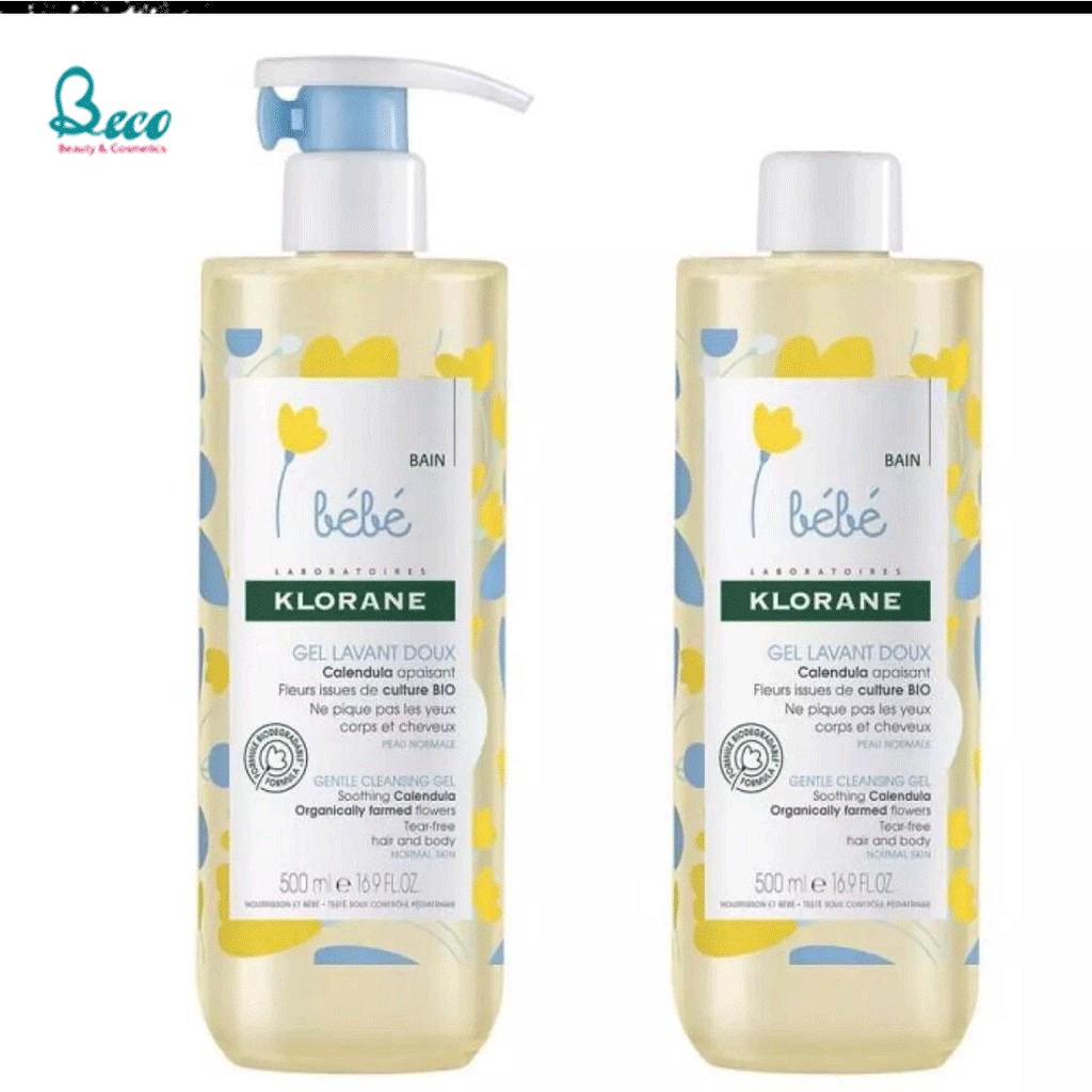 Sữa tắm bebe klorane – sữa tắm gội 2 in 1 cho trẻ sơ sinh