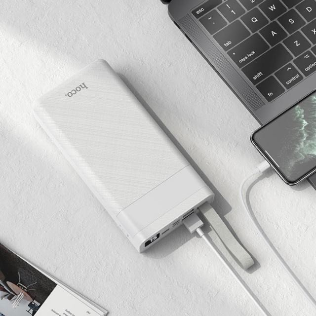 Sạc dự phòng 30000mah chính hãng Hoco J73 đèn pin siêu sáng