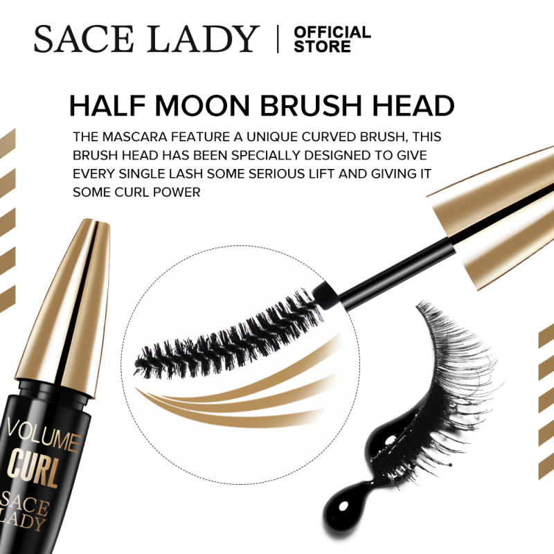 Mascara sace lady chống thấm nước lâu trôi chuốt mi dài chống lem 10g/0.35oz