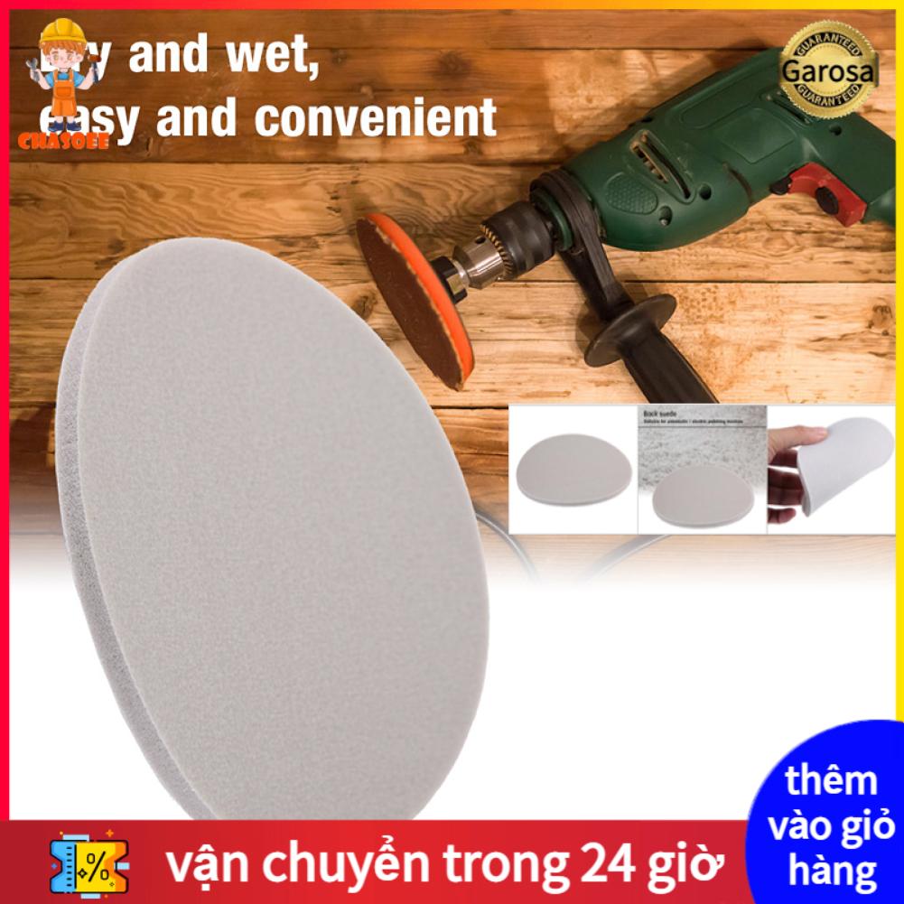 Chasoeemiếng chà nhám, 5inch vòng đổ xô xốp chà nhám đĩa giấy nhám tấm chà nhám giấy mài đai máy mài giấy nhám 3000 #