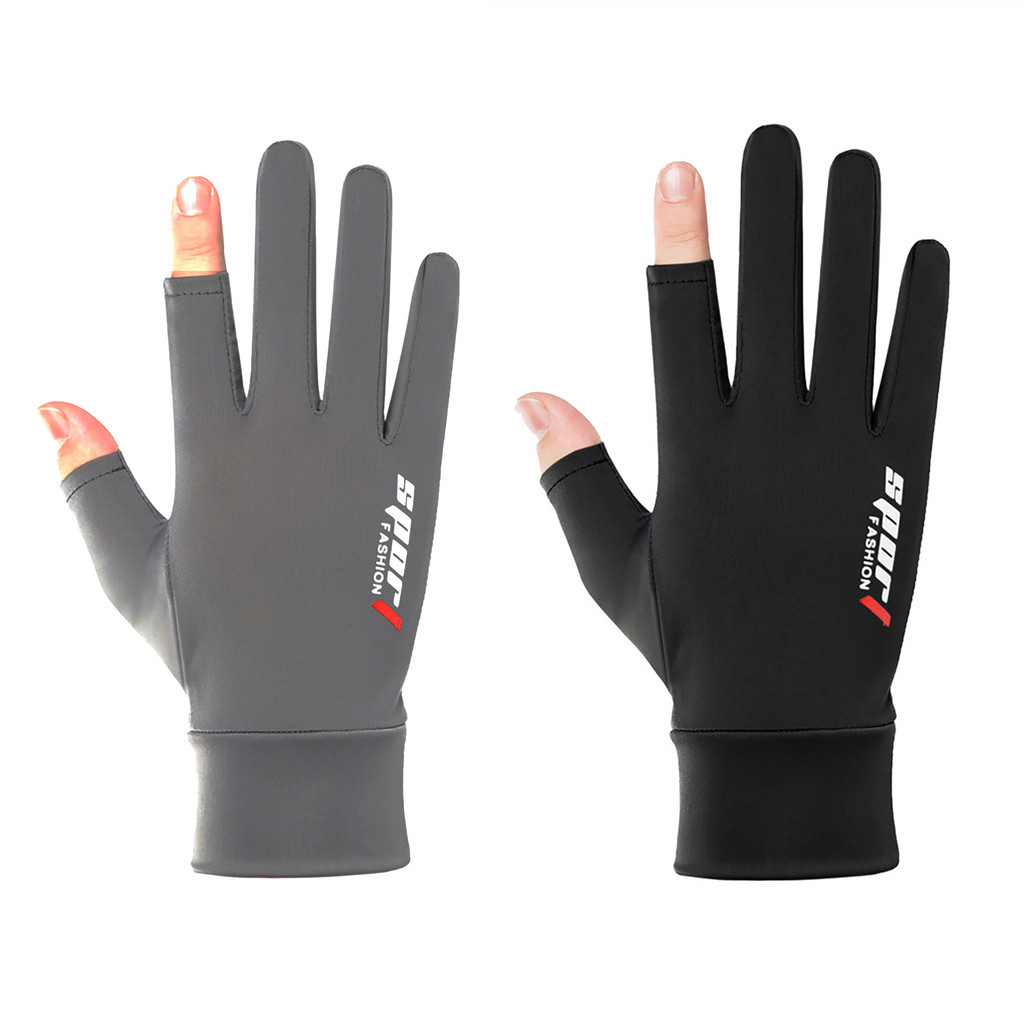 1 Đôi Găng Tay Lái Xe Chống Trượt Chống Tia UV Thoáng Khí