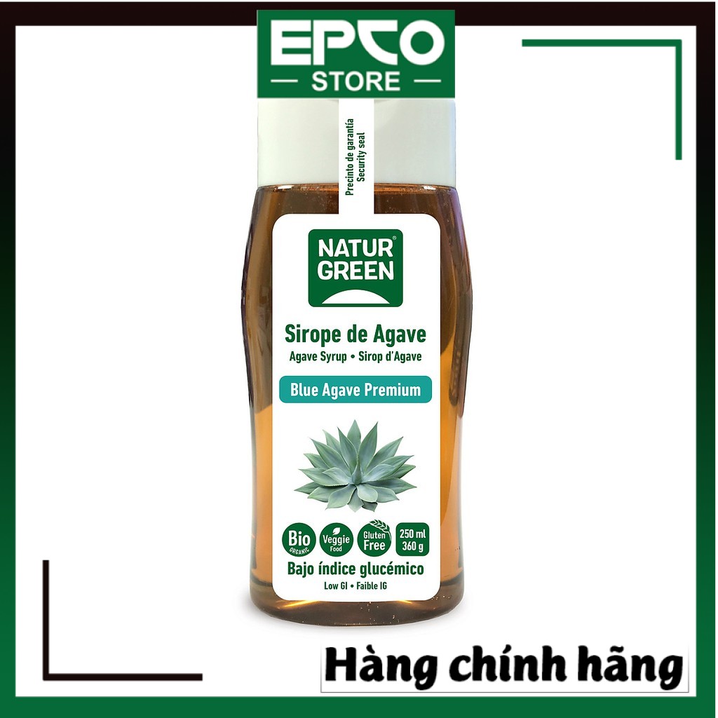 Naturgreen siro agave hữu cơ 250ml/360g