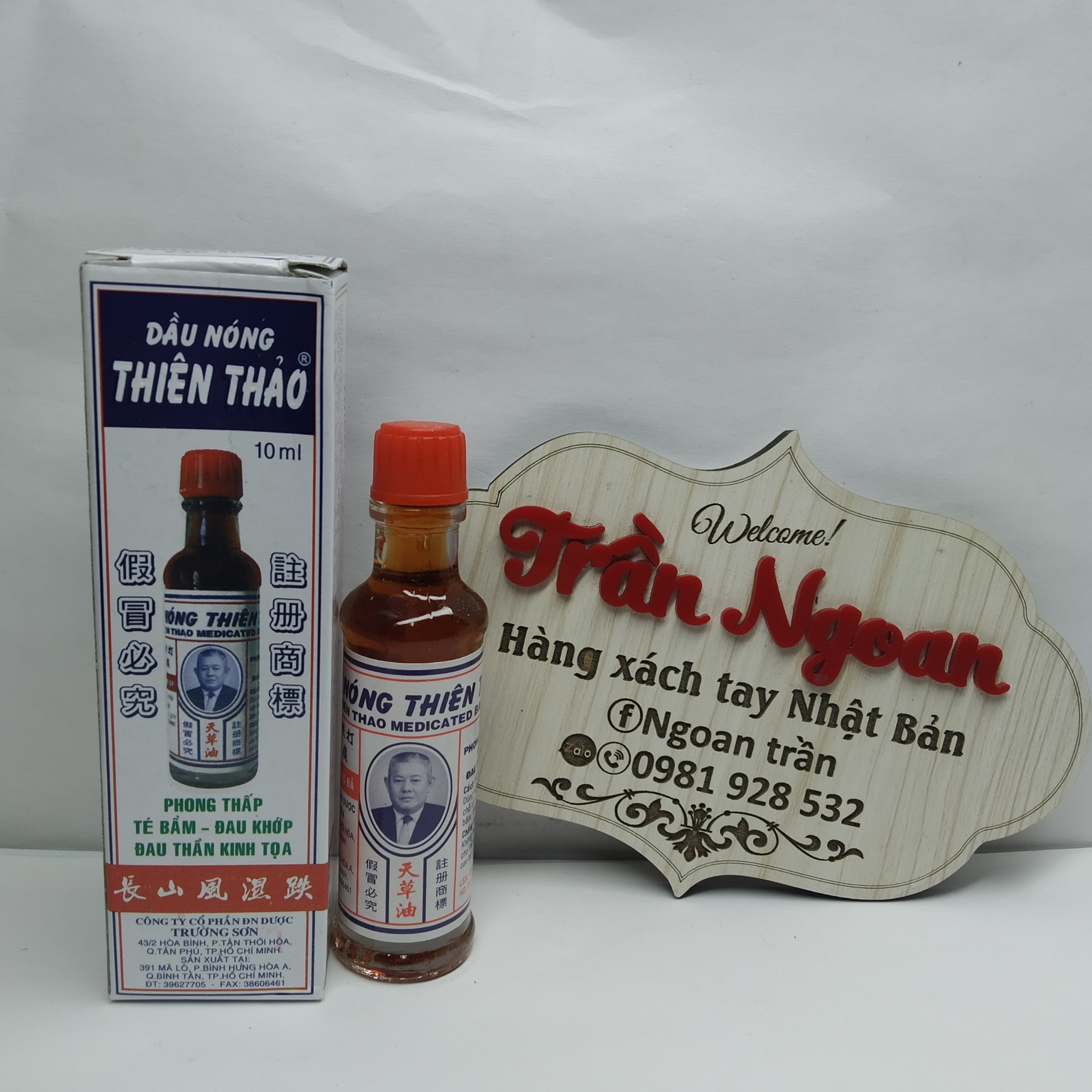 Dầu nóng thiên thảo - lọ 10ml