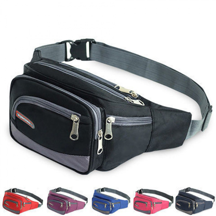 Túi đeo bụng cho nam nữ kiểu dáng thể nhiều ngăn tiện lợi hàng đẹp