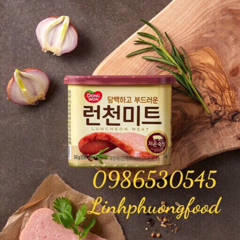 Thịt hộp spam hàn quốc 340g