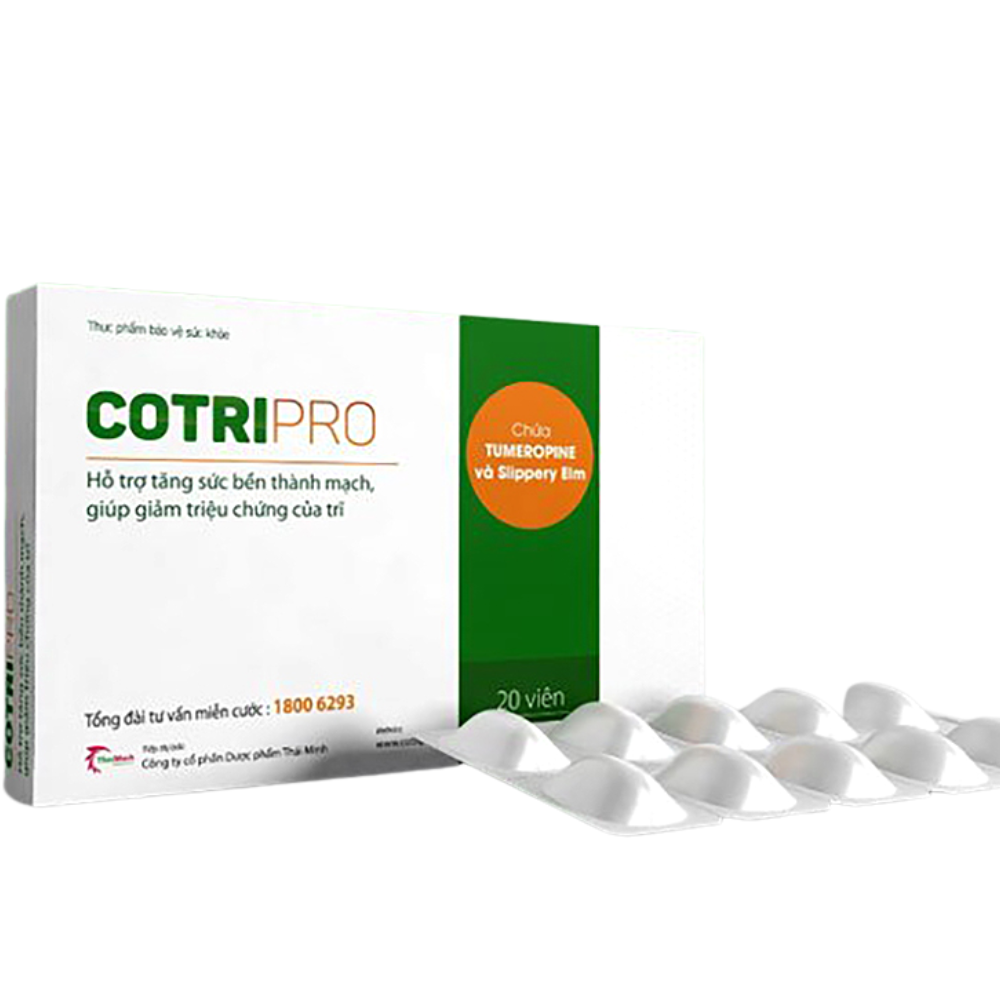 [HCM]Cotripro - Viên Uống Hỗ Trợ Bệnh Trĩ