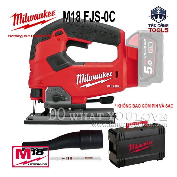 Máy cưa lọng dùng pin milwaukee m18 fjs - 0x