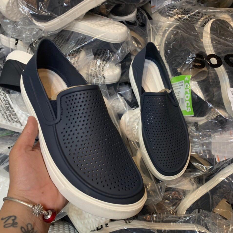 Giày nhựa crocs roka siêu đẹp, thời trang màu đen