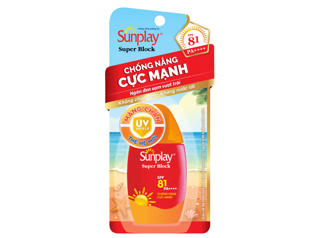 Kem sữa chống nắng sunplay 81 sun play super block spf81 pa++++ 30g
