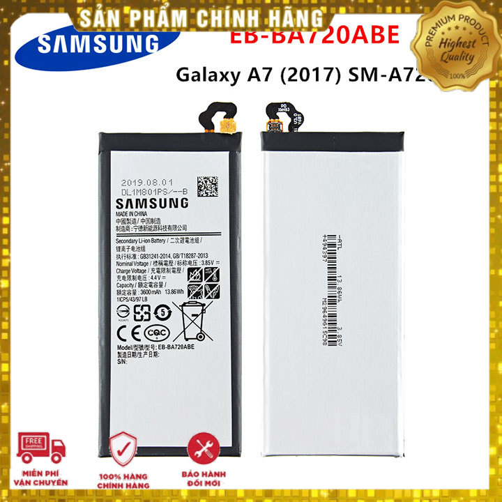 Pin samsung galaxy a7 2017-a720 eb-ba720abe + tặng siêu dán pin