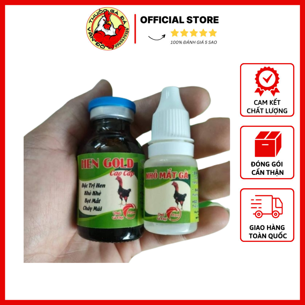 Hen Gold Cho Gà Khò Khè,Kéo Đờm,Siêng Phù Đầu