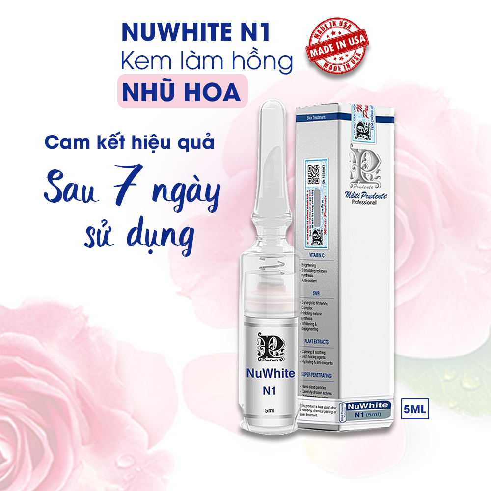 Kem nuwhite làm hồng nhũ hoa - mibiti prudente nuwhite n1