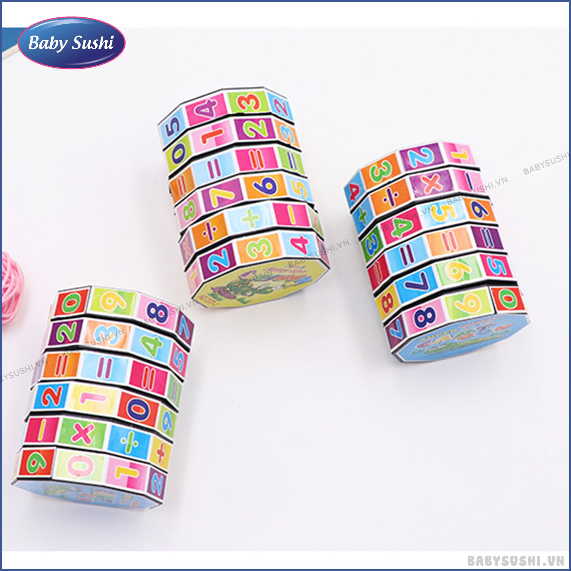Rubik toán học phát triển tư duy logic, Rubic đồ chơi toán học giúp bé làm quen với phép tính