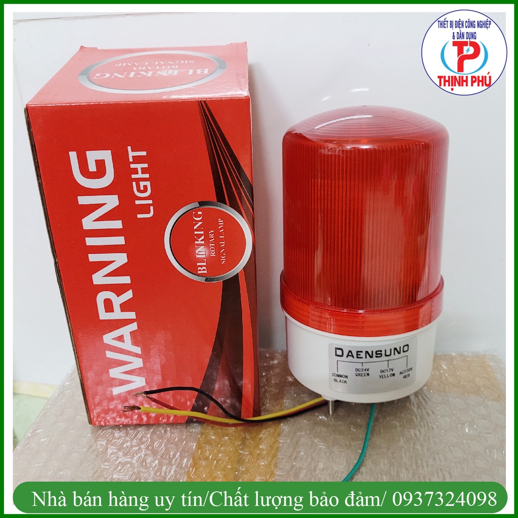 Đèn quay cảnh báo led không còi đỏ 12vol, 24vol, 220vol .