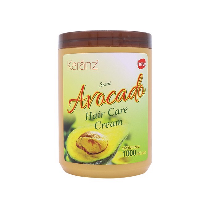 Kem ủ tóc phục hồi tóc hư tổn, khô xơ Karanz Avocado Hair Treatment Cream 1000ml