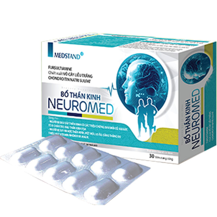 Bổ thần kinh Neuromed, hỗ trợ cải thiện triệu chứng suy nhược thần kinh