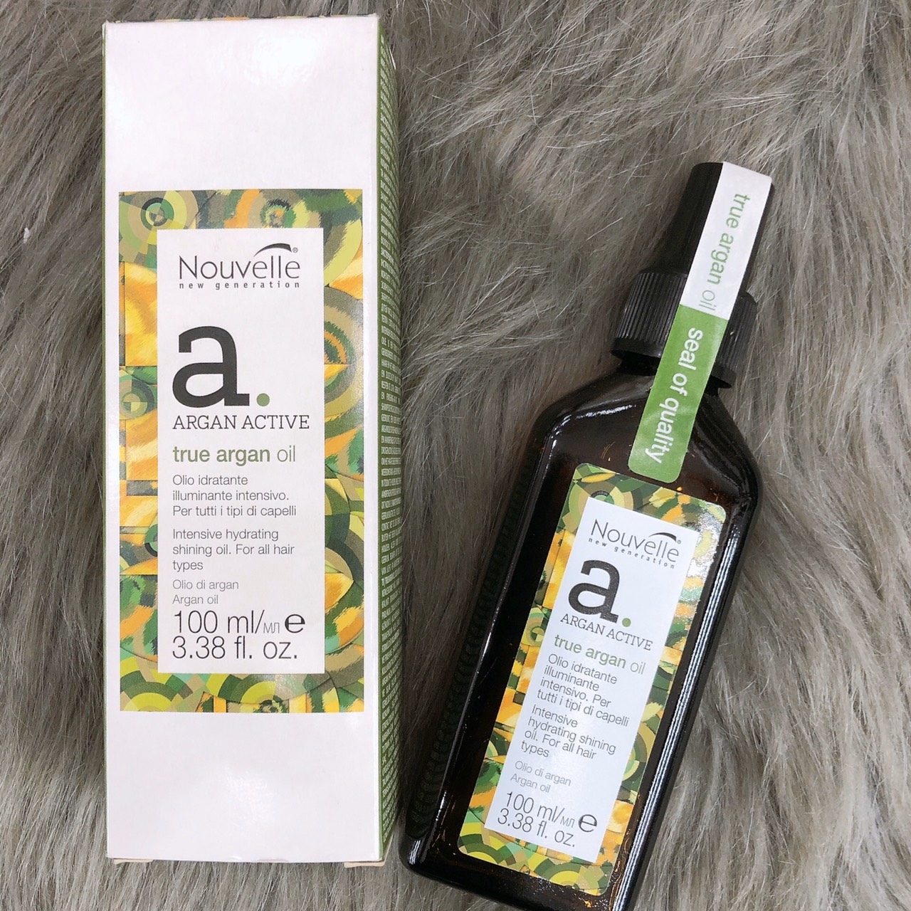Tinh dầu nguyên chất siêu dưỡng tóc nouvelle true argan active oil 100ml